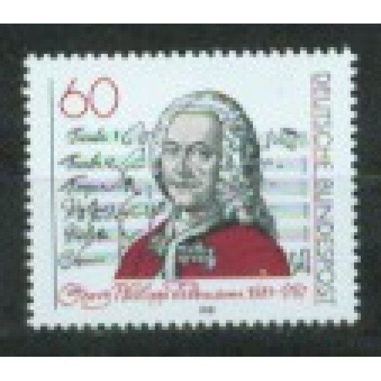 Alemania Federal - 917 - GERMANY 1981 300 Aniv. de Georg Philipp Teleman Lujo
