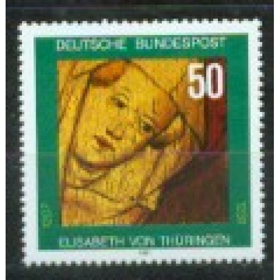 Alemania Federal - 947 - GERMANY  750º Aniv. muerte de Sta. Elisabeth de Thuringe Lujo