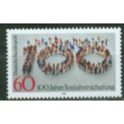Alemania Federal - 949 - GERMANY 150º Aniv. de los seguros sociales Lujo