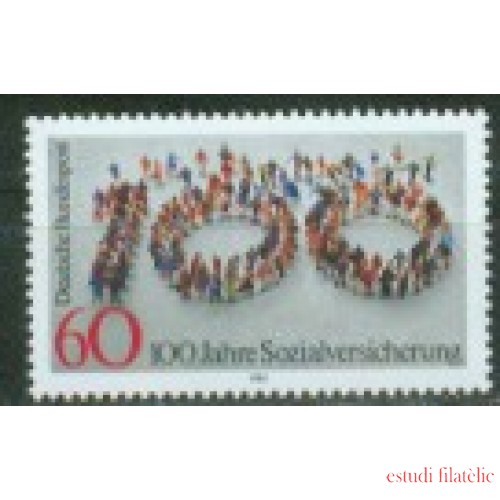 Alemania Federal - 949 - GERMANY 150º Aniv. de los seguros sociales Lujo