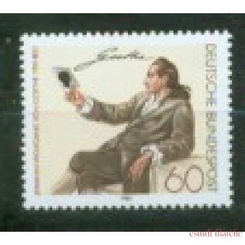 Alemania Federal - 953 - GERMANY 1982 150º Aniv. muerte de Goethe Lujo