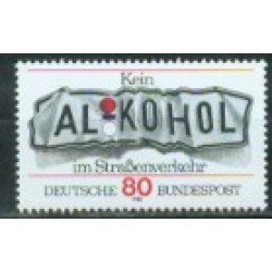 Alemania Federal - 977 - GERMANY 1982 Campaña contra el alcoholismo al volante Lujo