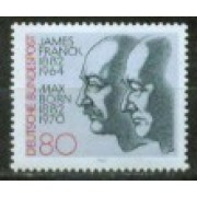 Alemania Federal - 979 - GERMANY 1982 100 Aniv. de los Nobel Max Born y James Franck Lujo