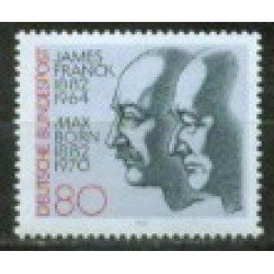 Alemania Federal - 979 - GERMANY 1982 100 Aniv. de los Nobel Max Born y James Franck Lujo