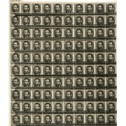 España Spain Variedad 129pn 1872 Prueba Bloque de 100 