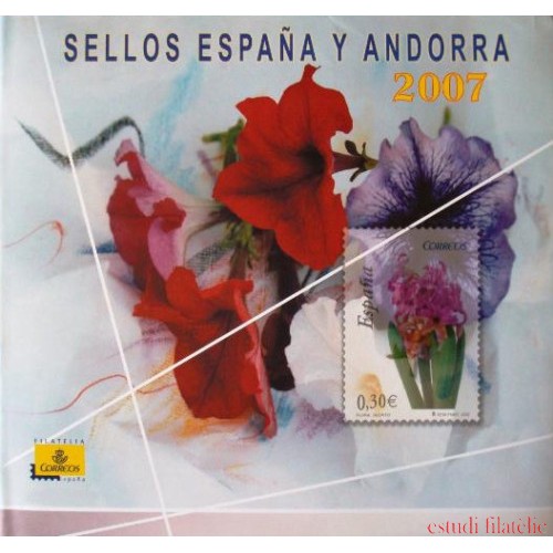 Libro Album Oficial de Sellos España y Andorra 2007