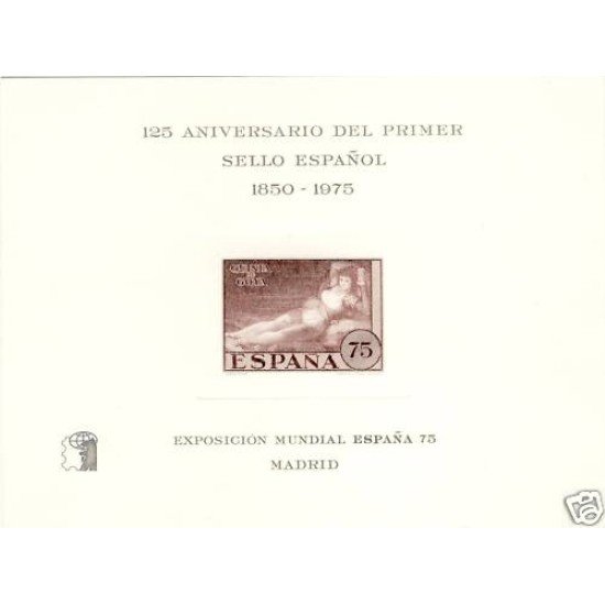 España Spain Hojitas Recuerdo 33 1975 FNMT Goya