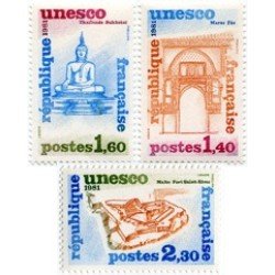 France Francia Servicios 68/70 1981 UNESCO Patrimonio Universal Lujo France Francia Servicios 68/70 1981 UNESCO Patrimonio Universal Lujo