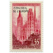 France Francia Servicios 16 1958 Catedral de Rouen Lujo