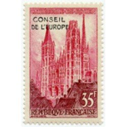 France Francia Servicios 16 1958 Catedral de Rouen Lujo France Francia Servicios 16 1958 Catedral de Rouen Lujo