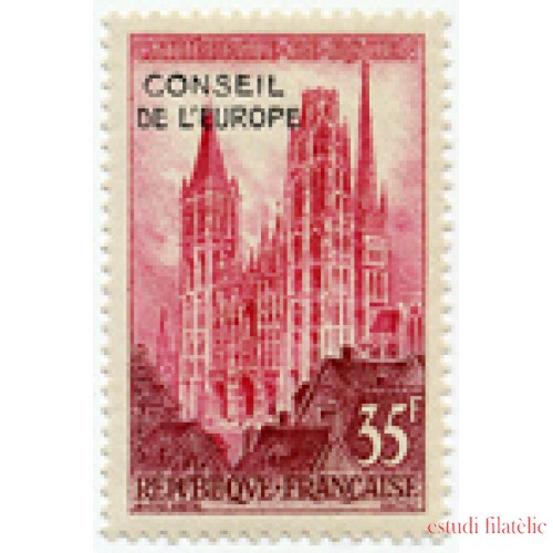 France Francia Servicios 16 1958 Catedral de Rouen Lujo