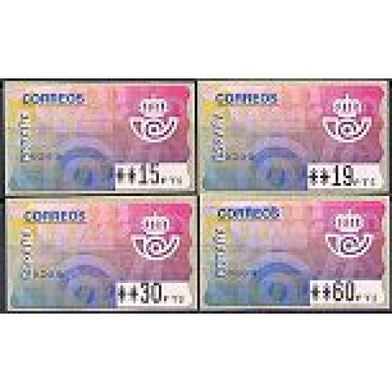 ATMs - Térmicos 1992/7 - E6 - Emblema de Correos 2 ATMs - Térmicos 1992/7 - E6 - Emblema de Correos 2