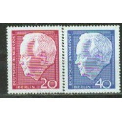 Alemania Berlín - 211/12 - 1964 DEUTSCHE Presidente Lübke Lujo Alemania Berlín - 211/12 - 1964 DEUTSCHE Presidente Lübke Lujo