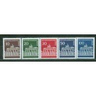 Alemania Berlín - 257/61 - 1966-67 DEUTSCHE Puerta de Brandemburgo Lujo