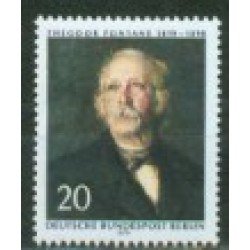 Alemania Berlín - 328 - Aniv. de T - 1970 DEUTSCHE 150º Aniv. de Thêodor Fontane Lujo Alemania Berlín - 328 - Aniv. de T - 1970 DEUTSCHE 150º Aniv. de Thêodor Fontane Lujo