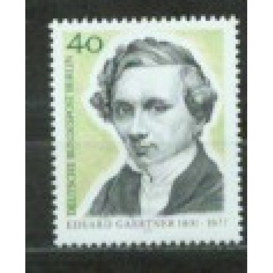 Alemania Berlín -  504 - 1977 DEUTSCHE Cent. muerte Eduard Gaertner Lujo