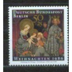 Alemania Berlín - 730 - 1986 DEUTSCHE Navidad-sorteo benéfico-Lujo Alemania Berlín - 730 - 1986 DEUTSCHE Navidad-sorteo benéfico-Lujo