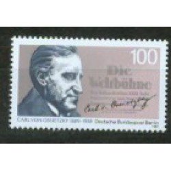 Alemania Berlín - 810 - 1989 DEUTSCHE Cent. de Carl von Ossietzky Lujo Alemania Berlín - 810 - 1989 DEUTSCHE Cent. de Carl von Ossietzky Lujo