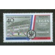  Alemania Berlín - 817 - 1989 DEUTSCHE Tricentenario del Liceo francés en Berlín Lujo