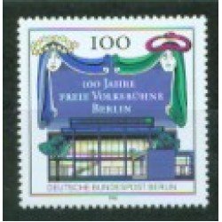 Alemania Berlín - 827 - 1990 DEUTSCHE Cent. del teatro popular libre de Berlín Lujo Alemania Berlín - 827 - 1990 DEUTSCHE Cent. del teatro popular libre de Berlín Lujo
