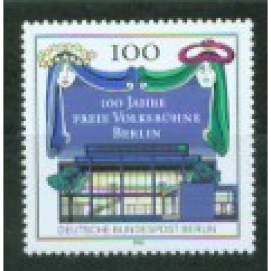 Alemania Berlín - 827 - 1990 DEUTSCHE Cent. del teatro popular libre de Berlín Lujo