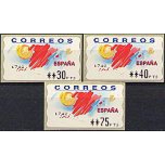 ATMs - Térmicos 2001 - E0137 - Turismo Mapa de España ATMs - Térmicos 2001 - E0137 - Turismo Mapa de España