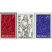 Monaco - 402/04 - 1954 En honor a St. Juan Bautista de la Salle Lujo