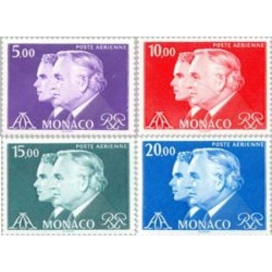 Monaco A 100/03 1982 Rainiero III y Alberto MNH