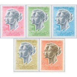 Monaco A 87/90A 1966 - 71 Pareja Principesca MNH Monaco A 87/90A 1966 - 71 Pareja Principesca MNH