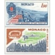 Monaco - 1121/22 - 1977 50º Aniv. Fed. monegasca de tenis y 100º aniv. Wimbledon-Lujo