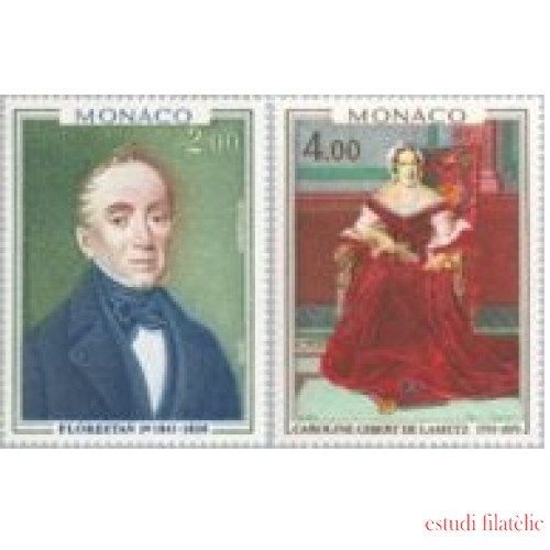 Monaco - 1172/73 - 1978 Príncipes de Mónaco-retratos-Lujo