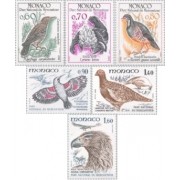 Monaco - 1316/21 - 1982 Fauna-aves del parque nacional de Mercantour Lujo