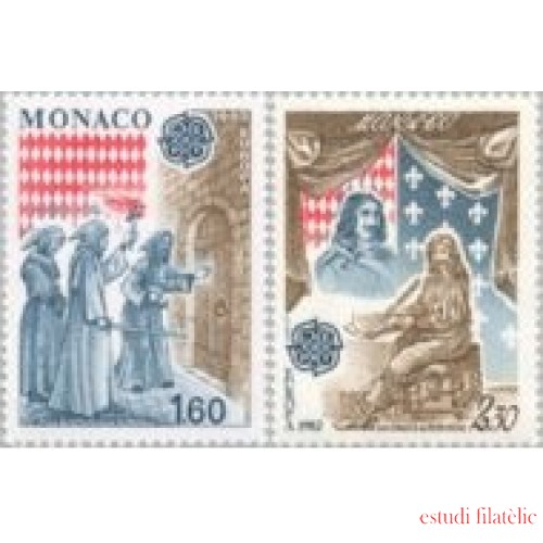 Monaco - 1322/23 - 1982 Europa-hechos históricos Lujo