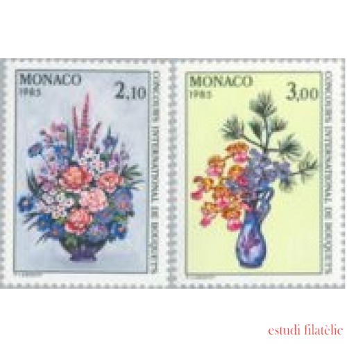 Monaco - 1448/49 - 1984 Concurso inter. de ramos-Monte-Carlo-Lujo