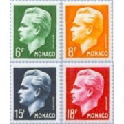 Monaco - 365/68 - 1951 Príncipe Rainiero II Lujo