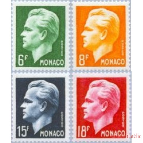 Monaco - 365/68 - 1951 Príncipe Rainiero II Lujo