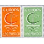 Monaco - 698/99 - 1966 Europa Lujo