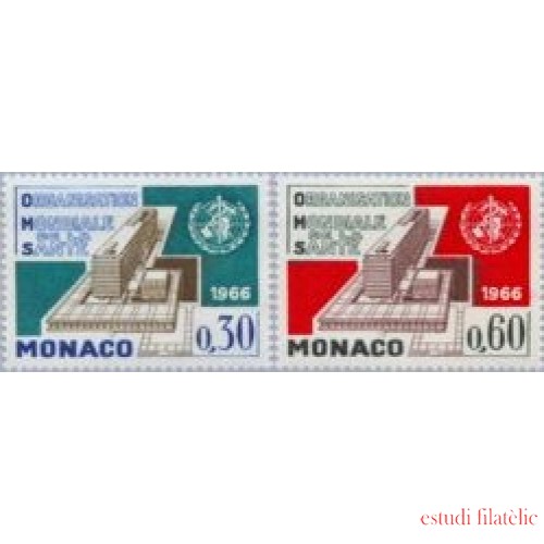 MED/S Monaco  Nº 703/04  1966  Inauguración de la sede de la OMS Lujo