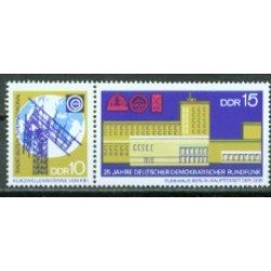 Alemania Oriental - 1264/65 - GERMANY 1970 25º Aniv. de la radiodifusión de la RDA Alemania Oriental - 1264/65 - GERMANY 1970 25º Aniv. de la radiodifusión de la RDA