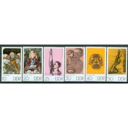 Alemania Oriental - 1286/91 - GERMANY 1970 Obras de arte Lujo Alemania Oriental - 1286/91 - GERMANY 1970 Obras de arte Lujo