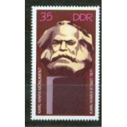 Alemania Oriental - 1395 - GERMANY 1971 Monumento a Karl Marx Lujo Alemania Oriental - 1395 - GERMANY 1971 Monumento a Karl Marx Lujo