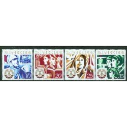 Alemania Oriental - 1630/33 - GERMANY 1974 25º Aniv. de la RDA Lujo Alemania Oriental - 1630/33 - GERMANY 1974 25º Aniv. de la RDA Lujo