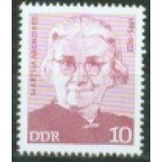 Alemania Oriental - 1693 -  GERMANY 1975 Martha Arendsee-mov. obrero alemán-Lujo