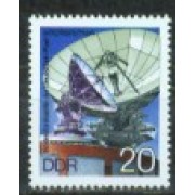 Alemania Oriental - 1800 - GERMANY 1976 Estación de satélite en Berlín Lujo