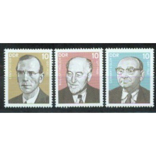 Alemania Oriental - 1935/37 - GERMANY  1977 Personalidades del mov. obrero alemán Lujo