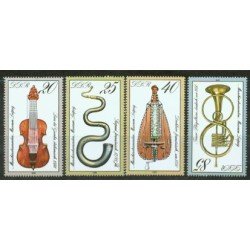 CIN/S Alemania Oriental DDR Nº 2109/12 1979 Instrumentos de música-museo Leipzig-Lujo CIN/S Alemania Oriental DDR Nº 2109/12 1979 Instrumentos de música-museo Leipzig-Lujo
