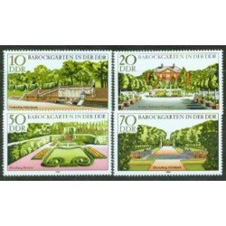 Alemania Oriental - 2150/53 - GERMANY 1980 Jardines barrocos en la RDA Lujo Alemania Oriental - 2150/53 - GERMANY 1980 Jardines barrocos en la RDA Lujo