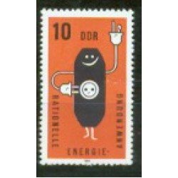 Alemania Oriental - 2257 - GERMANY 1981 Ahorro de energía Lujo Alemania Oriental - 2257 - GERMANY 1981 Ahorro de energía Lujo