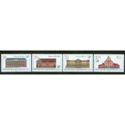 Alemania Oriental - 2687/90 - GERMANY 1987 Edificios de correos Lujo Alemania Oriental - 2687/90 - GERMANY 1987 Edificios de correos Lujo