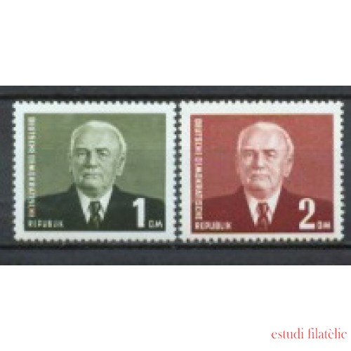 Alemania Oriental - 78/79 -  GERMANY 1953 Serie-presidente Pieck (fijasellos)